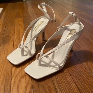 Billini white heels